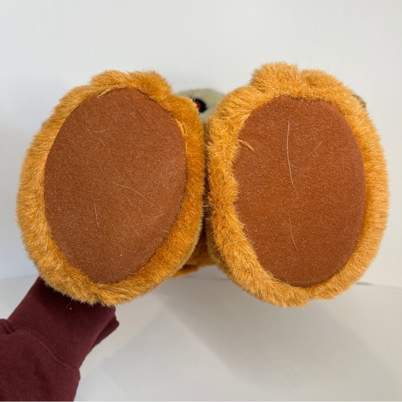 Vintage Zellers Canada Store Zeddy Teddy Bear Mascot Yellow Shirt 90s Plush Toy - Picture 5 of 16